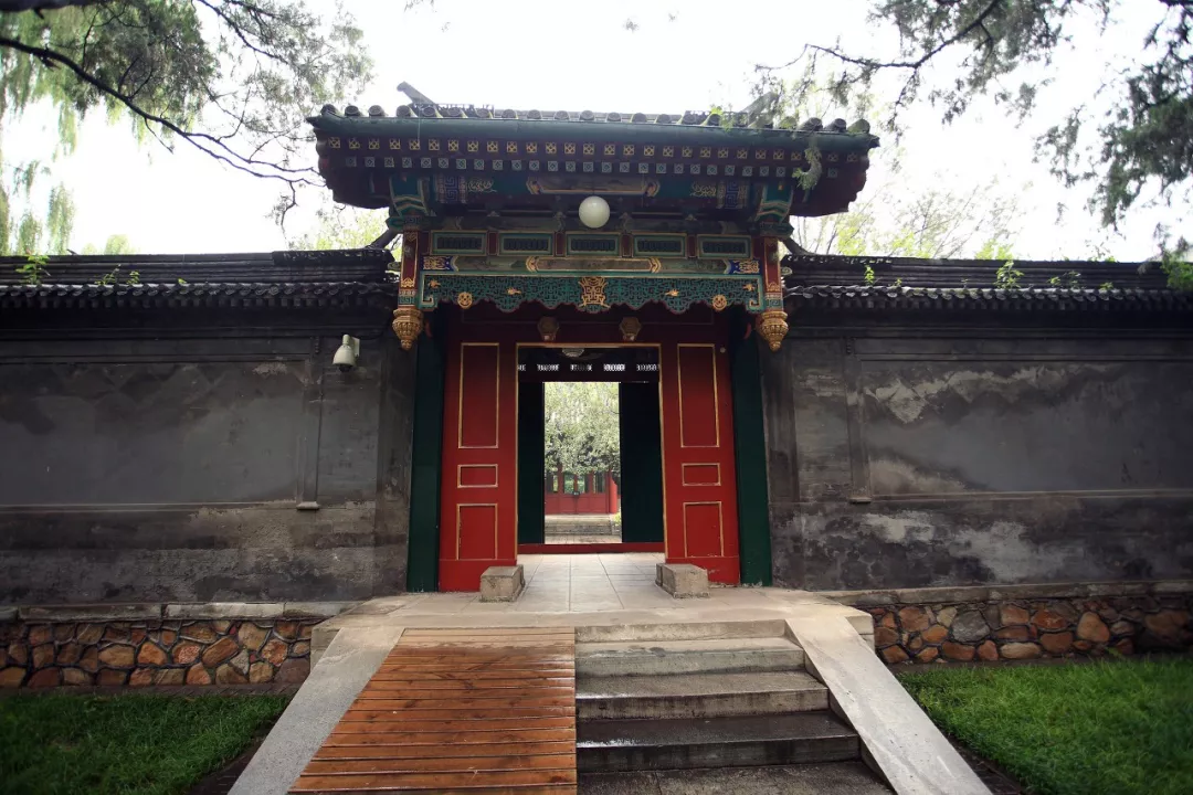 郭沫若故居，中式垂花门